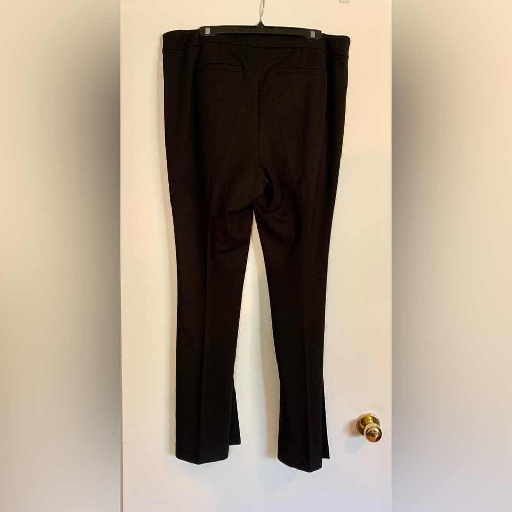 059 LAURA PLUS black modern fit dress pants
